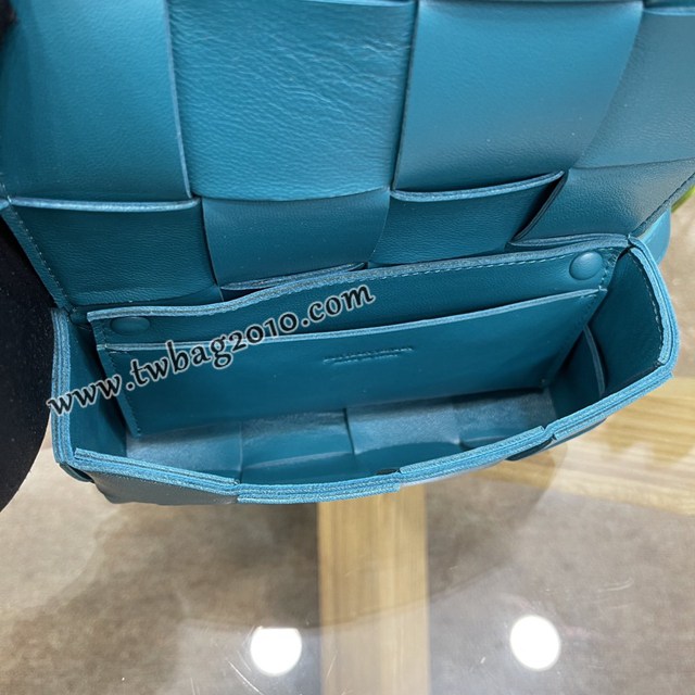 Bottega veneta高端女包 KF0015野鴨綠色 寶緹嘉CAEESTTE腰包 BV經典款手工編織手包腰包胸包斜挎包  gxz1213